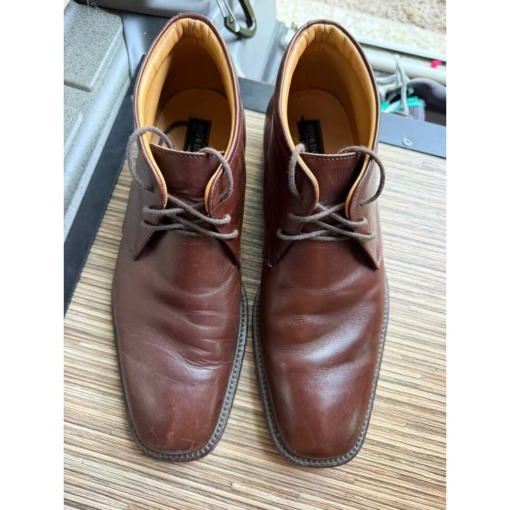 Gordon Rush Brown Leather Boots Size 8